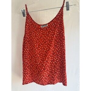 Vintage Robert Haik Spotted Spaghetti Strap Tank Top Size 36 Silk Mirage